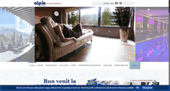 Desktop Screenshot of hotelalpin.ro