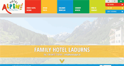 Desktop Screenshot of hotelalpin.it